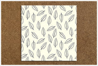 Modern Leaf Pattern 04 -  Tile Border