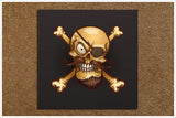 Pirate Skull & Crossbones 5 Designs -  Tile Border