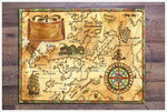 Pirate Map 01 -  Tile Mural