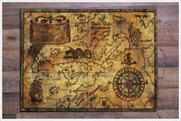 Pirate Map 02 -  Tile Mural
