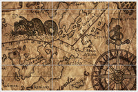 Pirate Map 03 -  Tile Mural