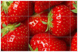 Strawberries Ceramic Tile Mural