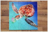 Turtle Jelly - Tile Mural