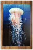 Jellyfish Ceramic Tile Map